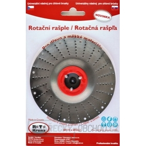 Rotační rašple 115x22,2mm - standard čepel 2,0mm