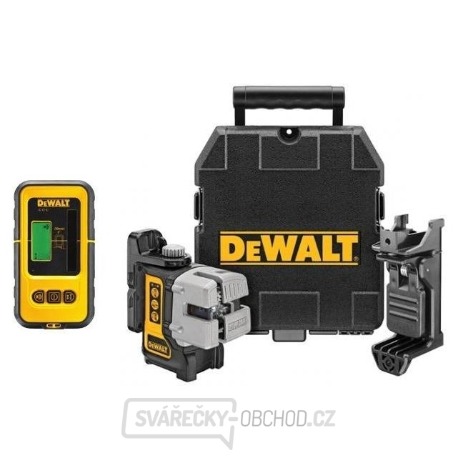 DW089KD samonivelační křížový laser s přijímačem DeWALT gallery main image