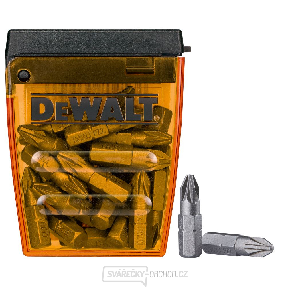 DEWALT sada bitů PZ2 v Tic Tac krabičce DT71521 - 25ks