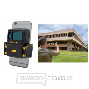Měřič vzdálenosti pro použití s chytrými telefony Stanley