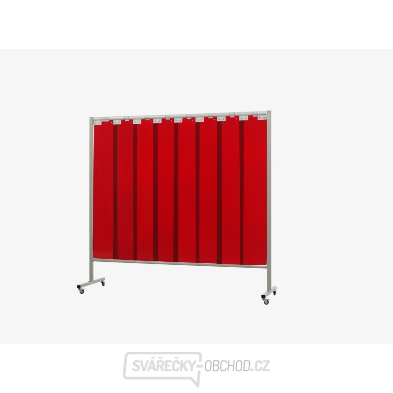 Svařovací zástěna OMNIUM ORANGE CE-LAMELY 200x215 cm Svařovací zástěna OMNIUM ORANGE CE-LAMELY 200x215 cm gallery main image