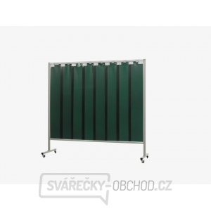 Svařovací zástěna OMNIUM GREEN 6-LAMELY 200x215 cm gallery main image