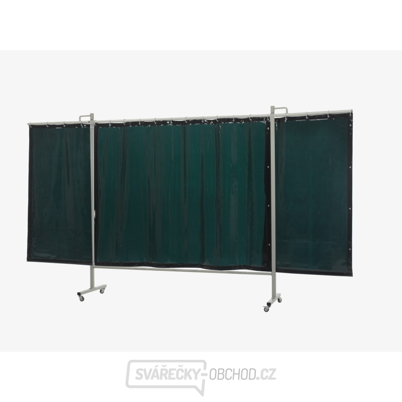 Ochranná svařovací zástěna Omnium Triptych GREEN 6 200x375 cm