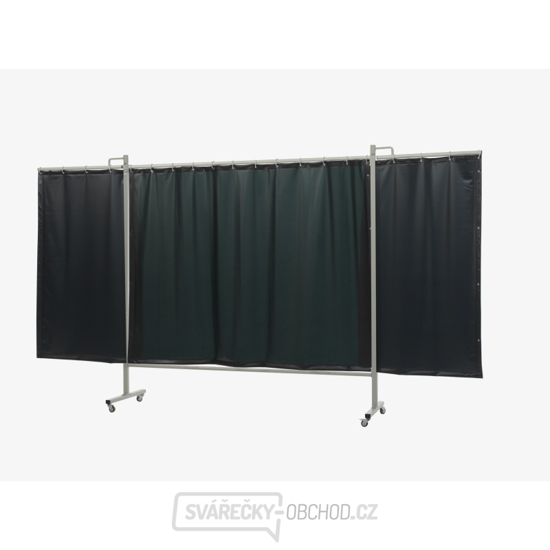 Ochranná svařovací zástěna Omnium Triptych GREEN 9 200x375 cm