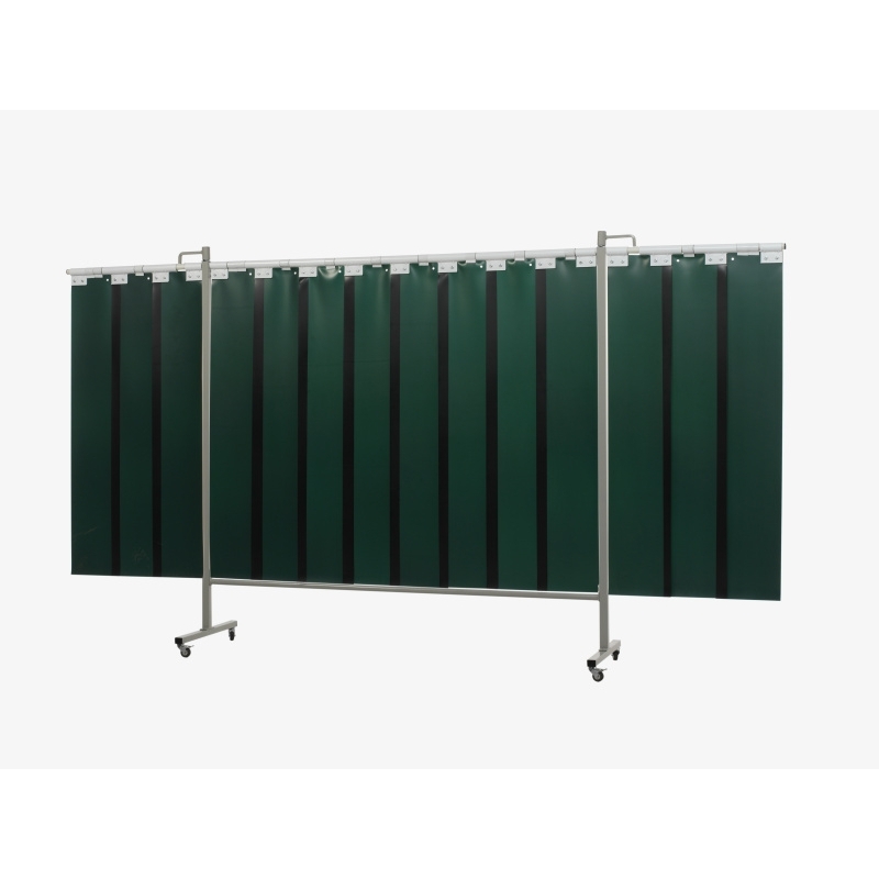 Levně CEPRO Ochranná svařovací zástěna Omnium Triptych GREEN 6 - lamely 200x375 cm 36.36.26