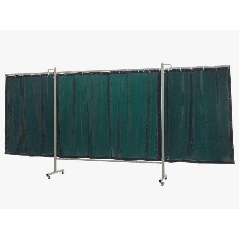 Levně CEPRO Ochranná svařovací zástěna Omnium Triptych XL-GREEN 6 200x435 cm 36.36.66