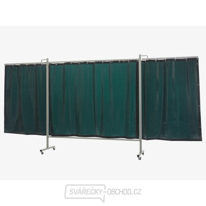 Ochranná svařovací zástěna Omnium Triptych XL-GREEN 6 200x435 cm