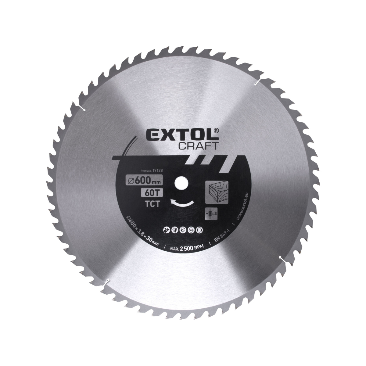 Levně Kotouč pilový s SK plátky, 600x3,0x30mm 60T 19128