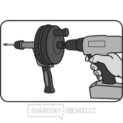 Protahovací pero bubnové na čištění odpadů, délka 6m náhled