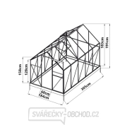 Hliníkový skleník VeGA 6000 STRONG-22 náhled