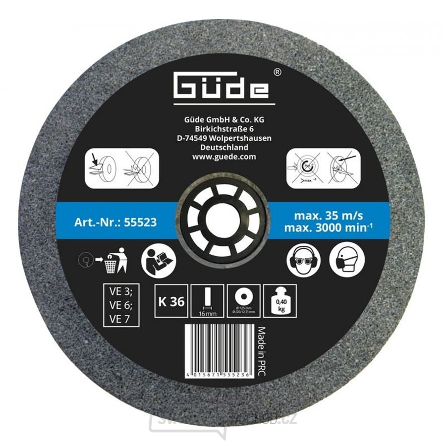 Brusný kotouč 125 mm/K36 Brusný kotouč 125 mm/K36 gallery main image