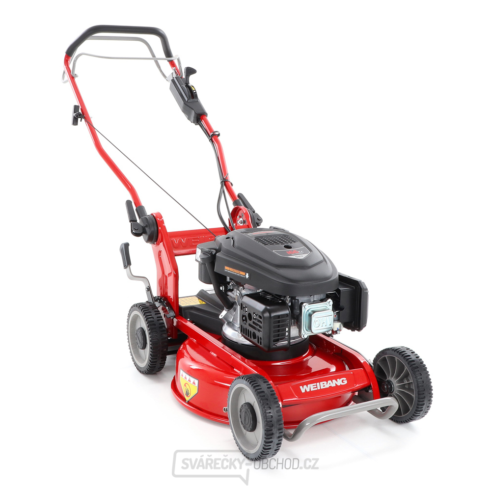 Benzínová sekačka na trávu s pojezdem Weibang WB 466 SCM