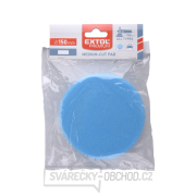 Kotouč leštící pěnový, T60, modrý, ∅150x30mm, suchý zip Náhled