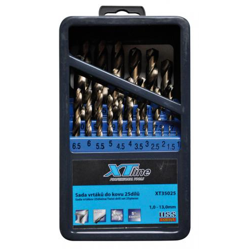 Levně Sada vrtáků 1-13mm cobalt - 25 ks 06035025