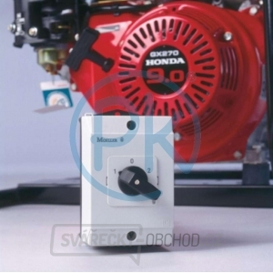 Manuální přepínač síť/generátor 20A, 4pólový Manuální přepínač síť/generátor 20A, 4pólový gallery main image