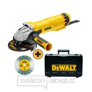 DWE4217KD Úhlová bruska 125mm s dia kotoučem a kufrem DeWALT DWE4217KD Úhlová bruska 125mm s dia kotoučem a kufrem DeWALT gallery main image