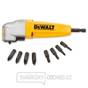 DT71517T pravoúhlý šroubový nástavec + 9ks bitů DeWALT DT71517T pravoúhlý šroubový nástavec + 9ks bitů DeWALT