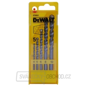 5 dílná sada vrtáků do zdiva DeWALT DT6952