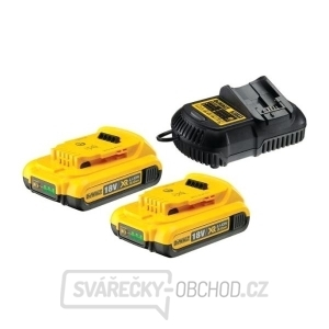 DCB115D2 Sada nabíječky a baterií XR Li-Ion 18V 2x2,0 Ah DeWALT