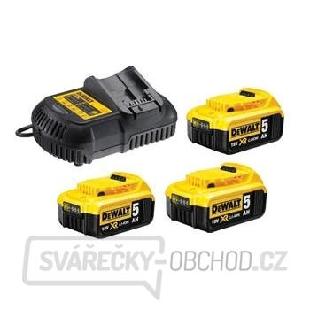 DCB115P3 - Sada nabíječky a baterií XR Li-Ion 18V 3x5,0 Ah DeWALT 