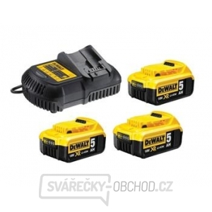 DCB115P3 - Sada nabíječky a baterií XR Li-Ion 18V 3x5,0 Ah DeWALT  gallery main image