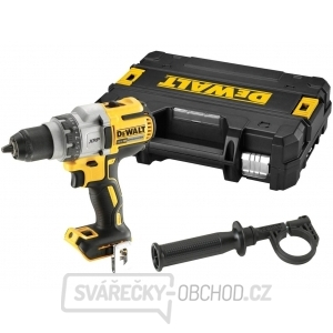 Aku vrtačka DeWALT DCD991NT 18V, bez aku třírychlostní bezuhlíková + kufr - DCD991NT