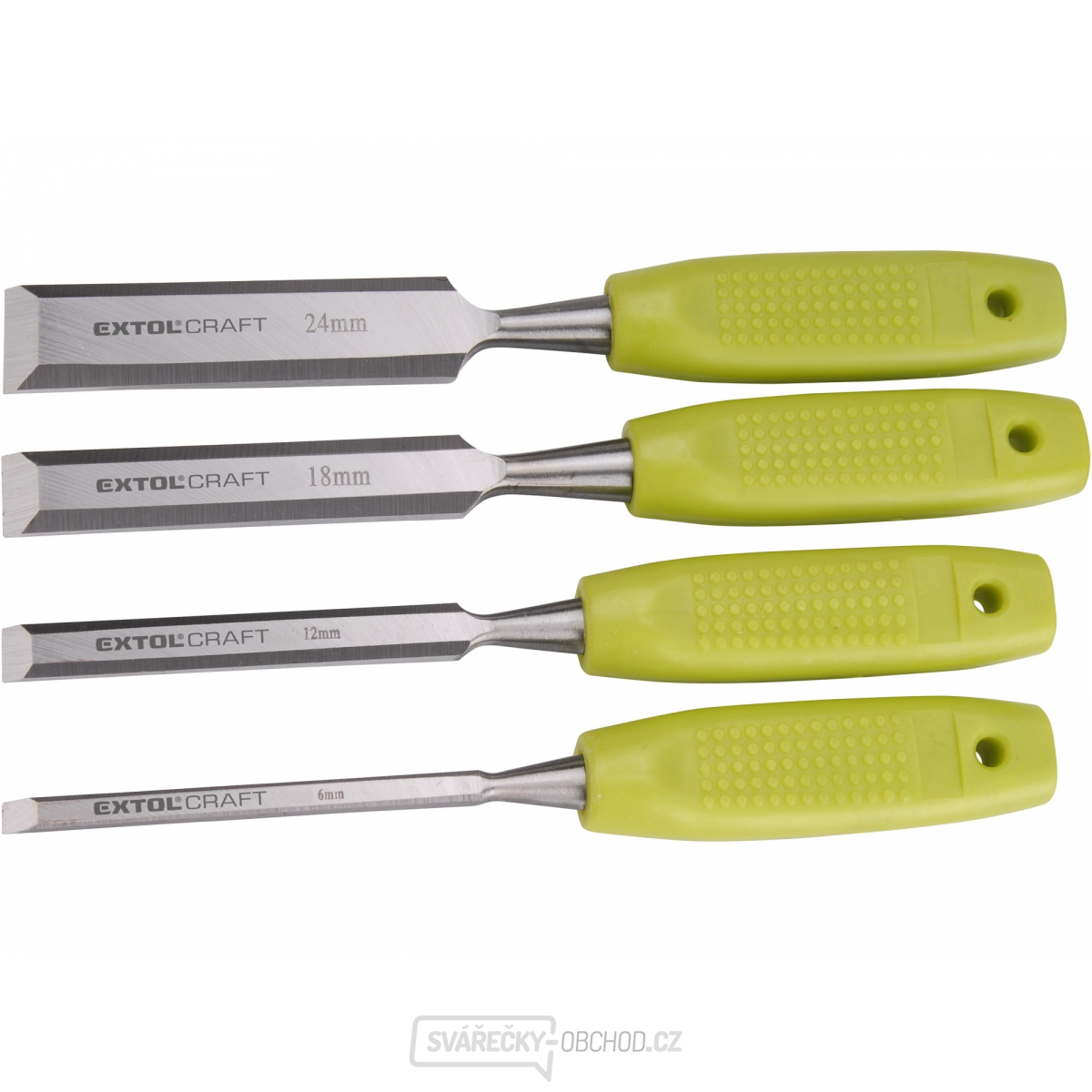 Dláta, 6-12-18-24mm - 4ks