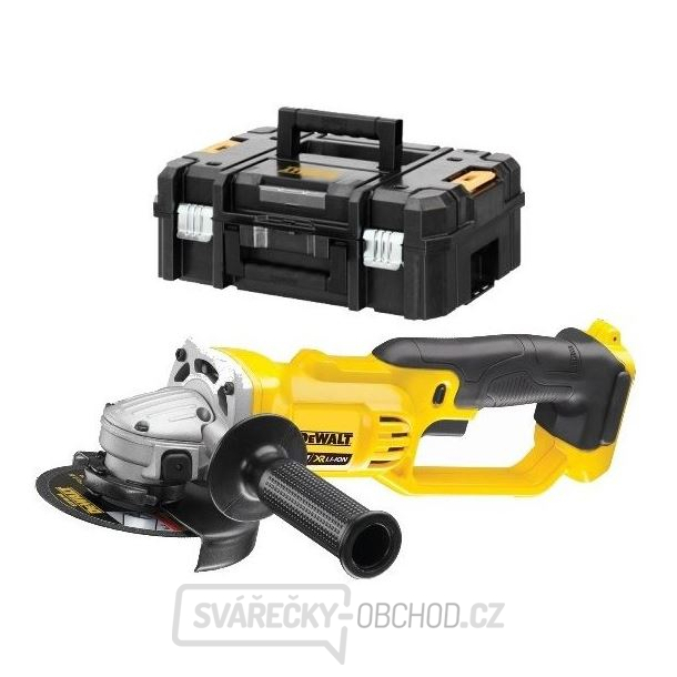 Aku úhlová bruska 125mm DeWalt DCG412NT XR Li-Ion 18V bez baterie + kufr