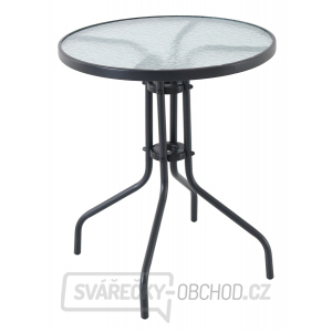 Creador Pikolo Round kovový stůl se skleněnou deskou gallery main image