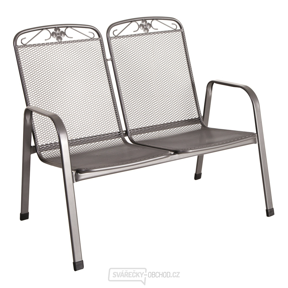 MWH Savoy stohovatelné dvojkřeslo z tahokovu, tmavě šedá 75 x 107 x 93 cm MWH Savoy stohovatelné dvojkřeslo z tahokovu, tmavě šedá 75 x 107 x 93 cm gallery main image