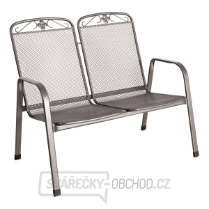 MWH Savoy stohovatelné dvojkřeslo z tahokovu, tmavě šedá 75 x 107 x 93 cm MWH Savoy stohovatelné dvojkřeslo z tahokovu, tmavě šedá 75 x 107 x 93 cm gallery main image