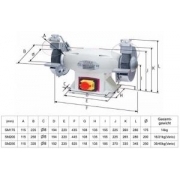 Dvoukotoučová bruska OPTIgrind SM 200 (400 V) Náhled