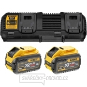 DCB132X2 - Dvojitá nabíječka + 2x aku 18V 9,0 Ah DeWALT FLEXVOLT gallery main image