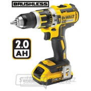 DCD795D2 Aku bezuhlíková příklepová vrtačka/šroubovák 18V, 2x2,0 Ah DeWALT FLEXVOLT + kufr TSTAK Náhled