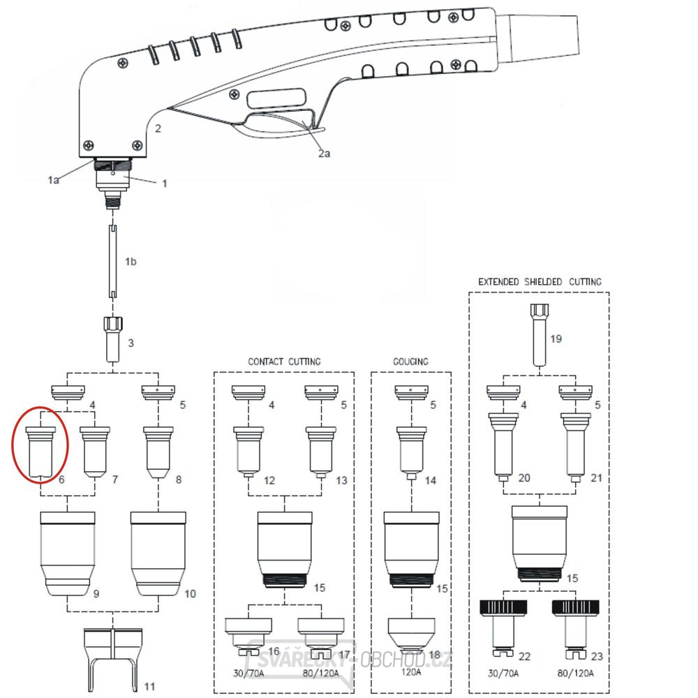Dýza 0,9 30/40 A 100(bal.10)