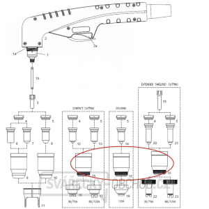 Hubice kontaktní 100 Hubice kontaktní 100 gallery main image