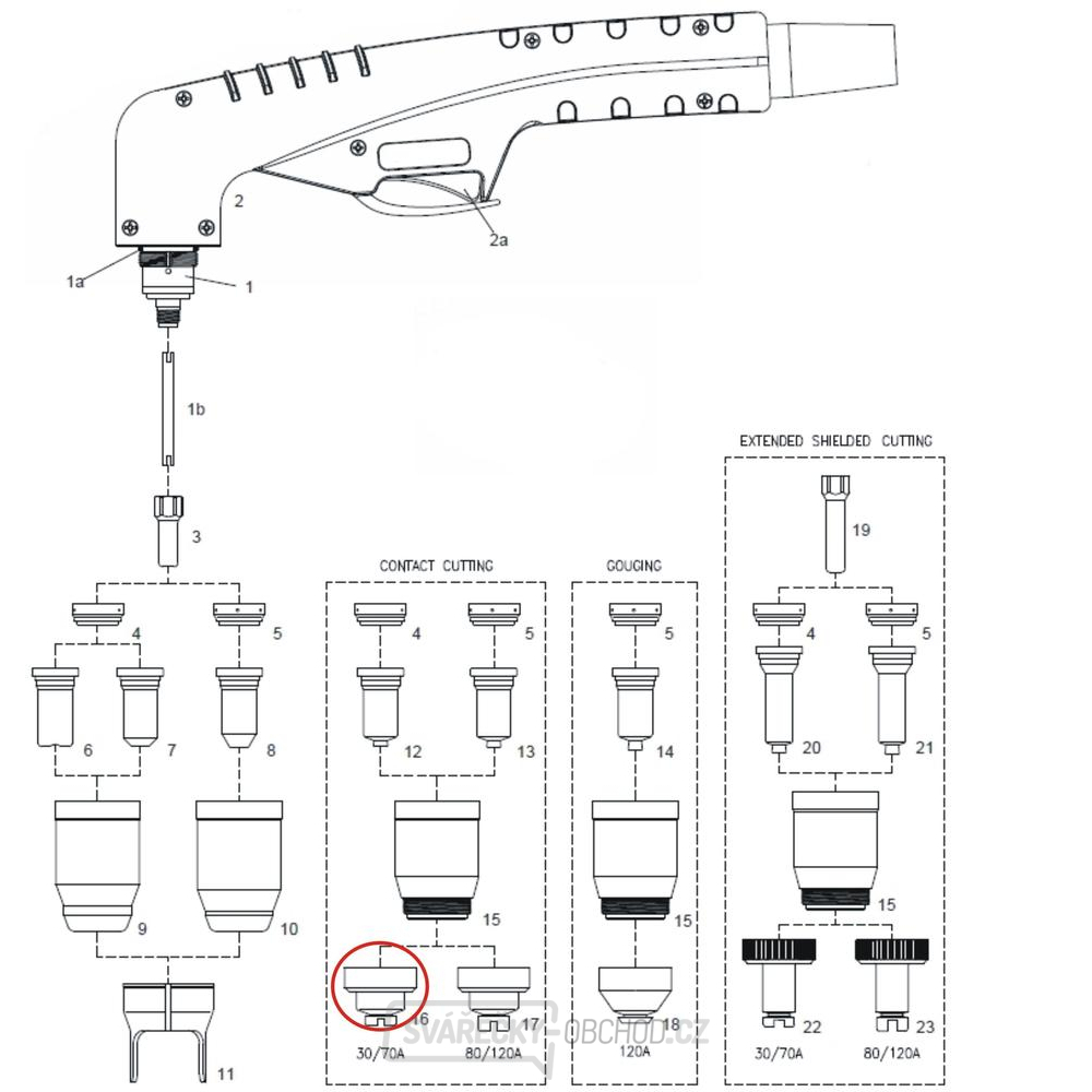 Nástavec kontaktní 40/70 A 100 Nástavec kontaktní 40/70 A 100 gallery main image