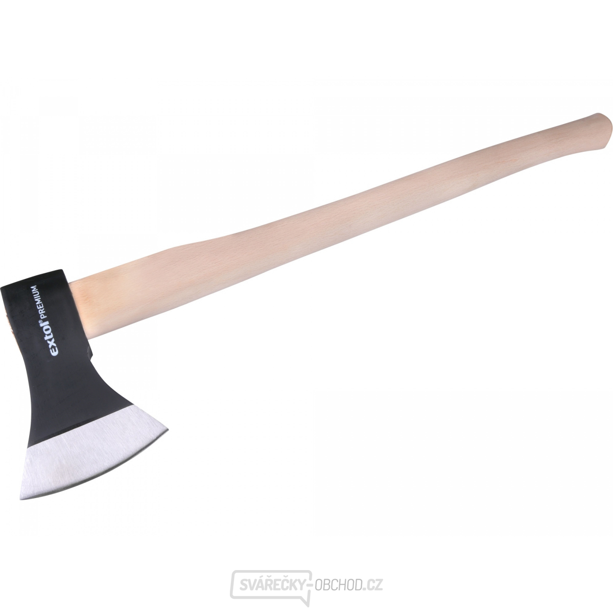 Sekera černá s kvalitní bukovou násadou, 1250g