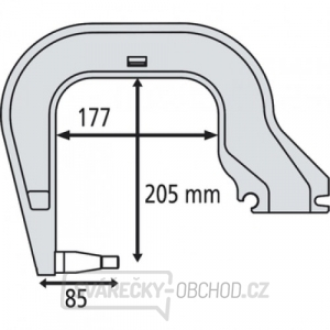 Rameno k pneumatickým bodovacím kleštím typ C3 Rameno k pneumatickým bodovacím kleštím typ C3 gallery main image