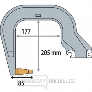 Rameno k pneumatickým bodovacím kleštím typ C3- izolované