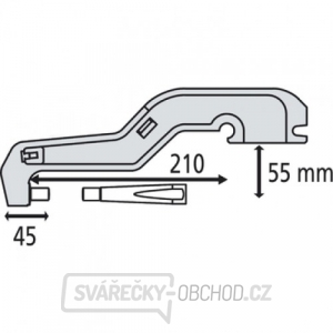 Rameno k pneumatickým bodovacím kleštím typ C2 - izolované Rameno k pneumatickým bodovacím kleštím typ C2 - izolované gallery main image
