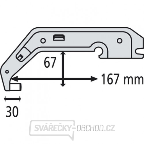 Rameno k pneumatickým bodovacím kleštím typ C5
