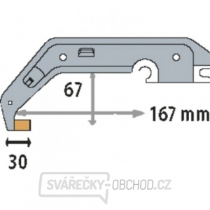 Rameno k pneumatickým bodovacím kleštím typ C5 - izolované Rameno k pneumatickým bodovacím kleštím typ C5 - izolované gallery main image