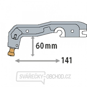 Rameno k pneumatickým bodovacím kleštím typ C6 - izolované Rameno k pneumatickým bodovacím kleštím typ C6 - izolované gallery main image