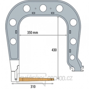 Rameno k pneumatickým bodovacím kleštím typ C7 - izolované Rameno k pneumatickým bodovacím kleštím typ C7 - izolované gallery main image