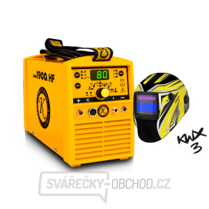 GAMA 1900L HF - invertorový svářecí zdroj + 25/3m kabely + kukla GAMA 1900L HF - invertorový svářecí zdroj + 25/3m kabely + kukla gallery main image