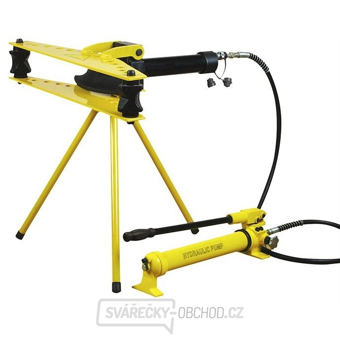 Přenosná hydraulická ohýbačka trubek se stojanem HHW-2F