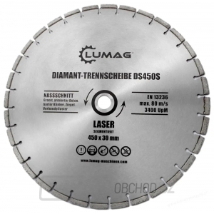 Diamantový řezný kotouč Lumag DS450S Segment