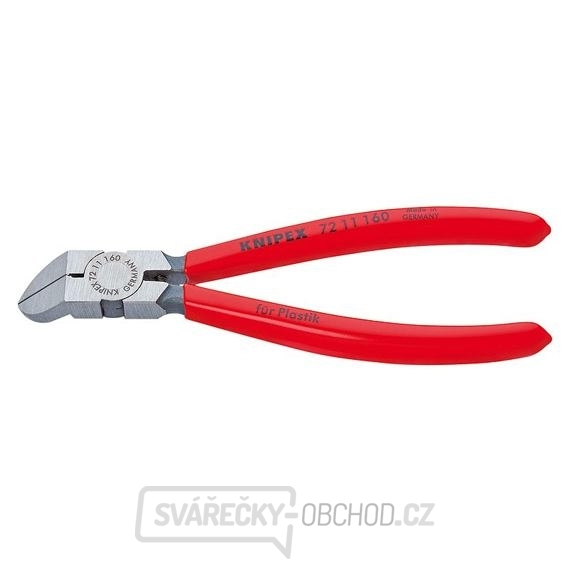 KNIPEX kleště štípací boční 160mm plasty 7211160