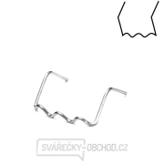 PU6L - sada 100 ks sponky tvaru zahnutého U z nerezové oceli, Ø 0,6 mm PU6L - sada 100 ks sponky tvaru zahnutého U z nerezové oceli, Ø 0,6 mm gallery main image
